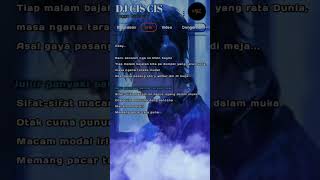 Download lagu LIRIK DJ CIS CIS🎶||FAJAR SEKALI🎵||FYP TIKTOK 2024 #djterbaru2023 #djviraltiktok #anggadermawan mp3