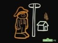 Classic Sesame Street Secret Drawing Fireman