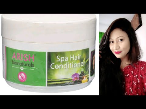Arish bionaturals hair spa hair conditioner review || easy hair spa at home || silky smooth hair at