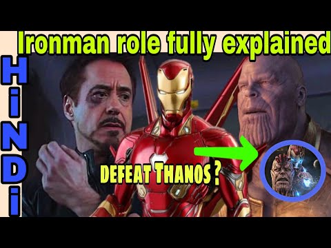 Avengers Endgame Ironman role | ironman defeat thanos , ironman death ? Hindi CAPTAINTHOR Video