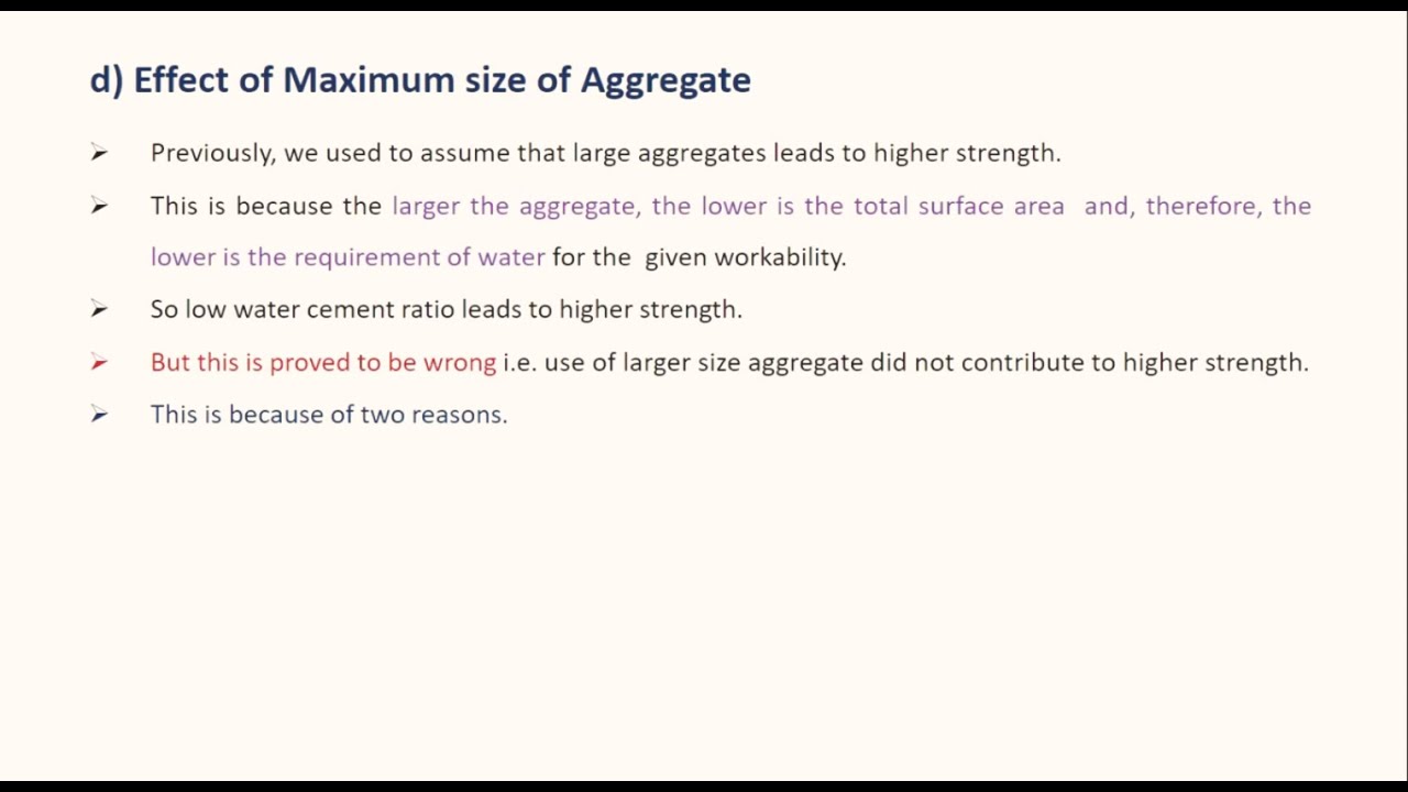 3.5.  Effect of Maximum Size of Aggregate