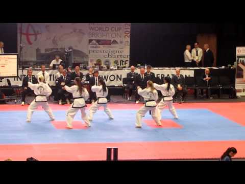 ITF World Cup Brighton 2012 -Germany Womens Team pattern - Ge-Baek