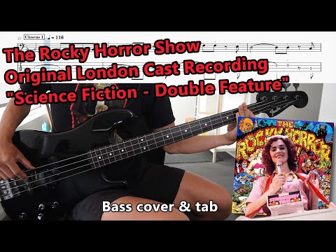 Rocky Horror Show, Original London Cast - "Science Fiction - Double Feature" (bass cover & tab)