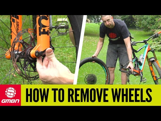 removing rear mountain bike wheel