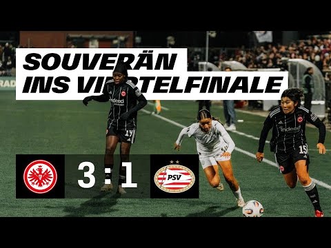 Anyomis Doppelpack entscheidet I Highlights Eintracht Frankfurt Frauen - PSV Eindhoven