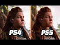 Horizon Forbidden West PS4 vs PS5 Graphics Comparison