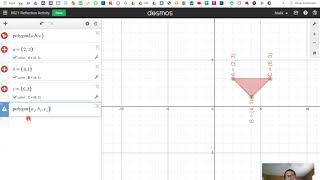 Desmos: How to reflect triangle over the y-axis