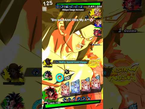 "ULTRA SSJ4 Goku vs ULTRA SSJ Goku😈💥" (Dragon Ball Legends) #dragonballlegends #dblegends#dbl#shorts