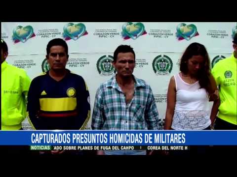 Capturan a tres guerrilleros señalados por masacre de Curillo en 2010 - 14 de Julio de 2015