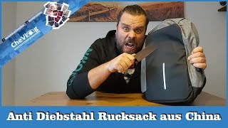 Anti Diebstahl Rucksack aus China / Test