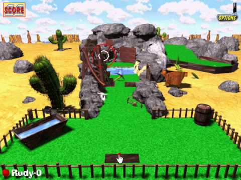 3-D Ultra Minigolf: Playing all the holes