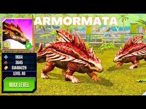 Mr.Raptor Mini Series - ARMORMATA! LEVEL-40 MAX (JURASSIC WORLD: THE GAME)