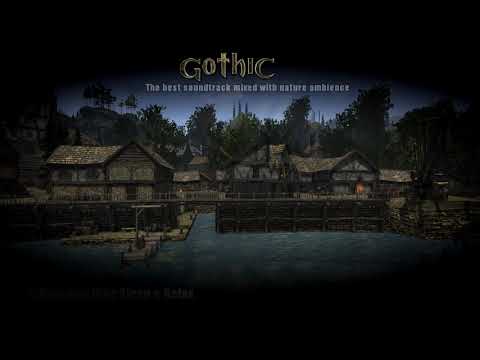 GOTHIC 2 KHORINIS HARBOR MUSIC PLUS NATURE SOUND| 1 HOUR OF GAME RELAX