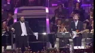 Luciano Pavarotti Y Eric Clapton Holy Mother Live