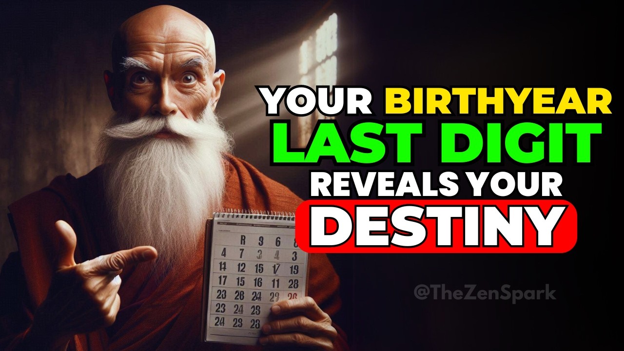 SECRETS of Your BIRTH YEAR Last Digit, You'll be SHOCKED! ✨ Buddhism Teachings | ZenSpark