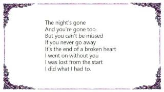 Cobra Starship - You Can&#39;t Be Missed If You Never Go Away Lyrics