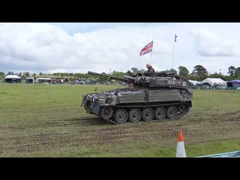 Wartime at the Vale, Ashdown Camp Evesham 2019. CVRT Tanks