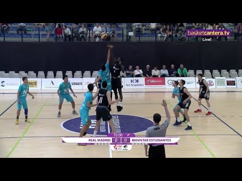 U16M - REAL MADRID vs. MOVISTAR ESTUDIANTES - F4 Cadete Masc. FBMadrid 2019 (BasketCantera.TV)