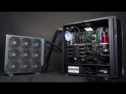 $21000 Quad TITAN RTX and dual CPU Workstation