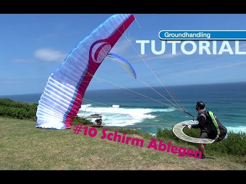Groundhandling - Schirm Ablegen