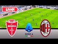Monza VS AC Milan | Italian Serie A 2023-24 | Pes 21