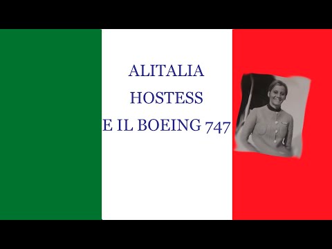 Alitalia Hostess and the Work on the Boeing 747 - CHRISTIANE CAFFEAU