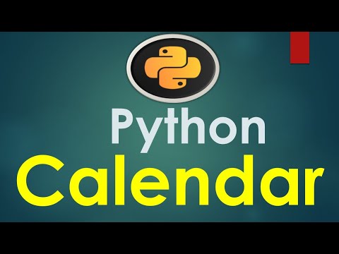 Python Calendar Module 33