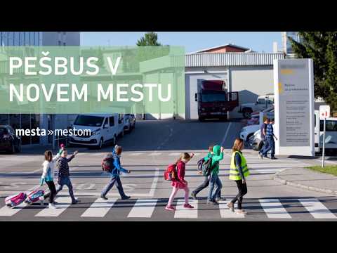 Mesta mestom – Pešbus v Novem mestu