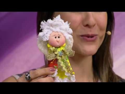 Mulher.com - 05/11/2016 - Anjo em biscuit - Regina Napoli P1