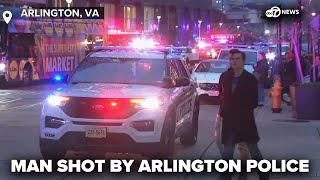 Suspect shot by Arlington police at Rosslyn Metro after 'suspicious person' report