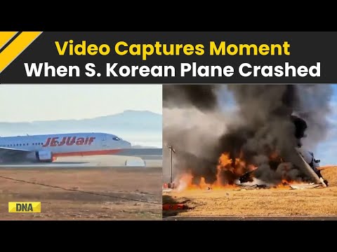South Korea Plane Crash: Video Shows How Plane Went Off Runway, Crashed At South Korea Airport