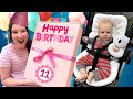 ALIYAH TURNS 11 SURPRISE BIRTHDAY SHOPPING WITH REBORN BABY ANDY