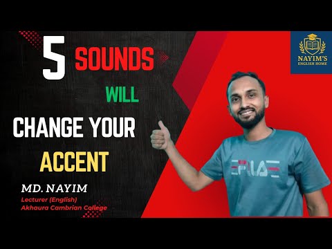 5 sounds will change your accent/ pronunciation/accent/birtish accent/@Nayim's English Home