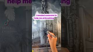 Download lagu Kitten helps airbrushing #airbrushing #cat mp3