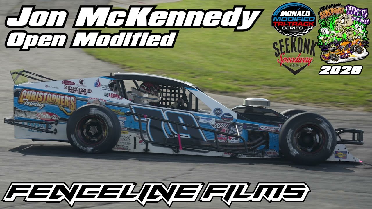 Jon McKennedy Monaco Tri Track Modified USNE Power Haunted Hundred XL Seekonk Speedway 2026