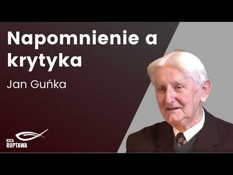 Napomnienie a krytyka - Jan Guńka - KECh Ruptawa 