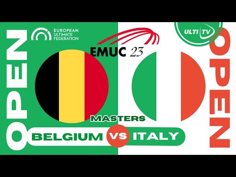Belgium (BEL) vs Italy (ITA) — OPEN MASTERS — Euro Masters — EMUC 2023 Bologna, Italy