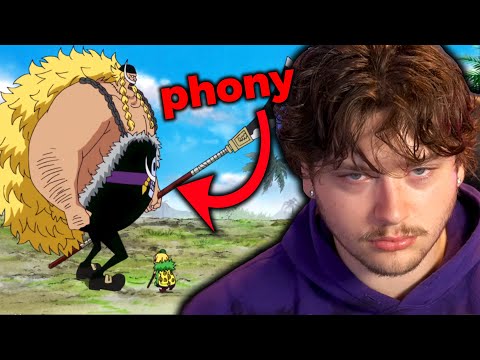 I refuse to believe this big lard of poo is White Beard's son. (one piece reaction)