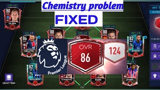 FIFA MOBILE - How to fix the chemistry problem with low coins - Chemistry problem fixed # EPL