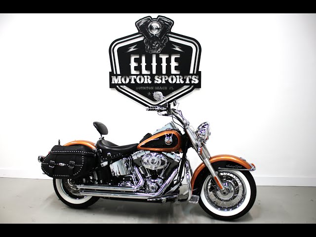 Buy Used 2008 HARLEY DAVIDSON HERITAGE SOFTAIL CLASSIC FLSTC 105TH ANNIVERSARY CRUISER 2CYL. - - Elite Motor Sports located in Boynton Beach, Florida