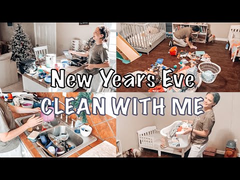 🎉NEW YEARS EVE CLEAN WITH ME 2022 | CLEANING MOTIVATION | HOMEMAKING MOTIVATION | CLEANING WITH KIM