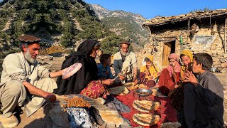 How a Lonely Family Survives in the Most Remote Mountain Without Electricity 🏔️ | Cooking Kabab 🏡❤️