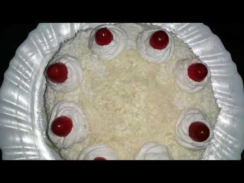 #White Forest Cake #Birthday Cake without oven #Homemade Birthday cake recipe in Bengali style