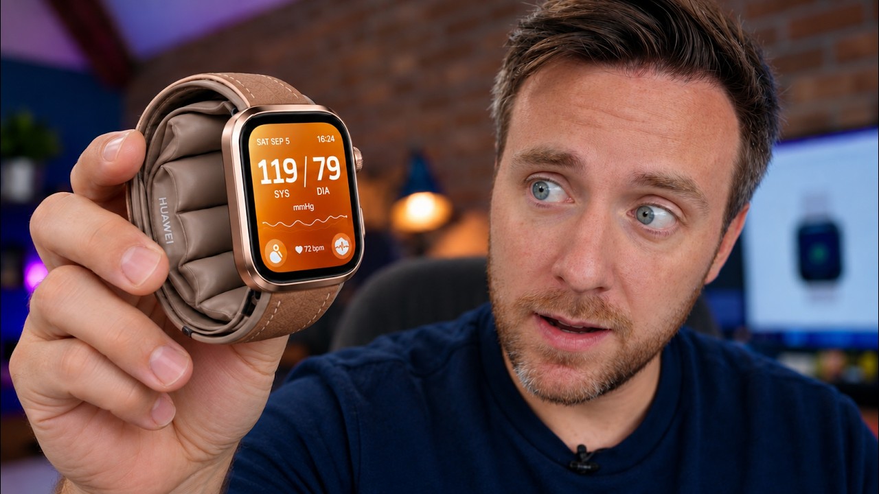 My Apple Watch could NEVER do this... [Huawei WATCH D3]