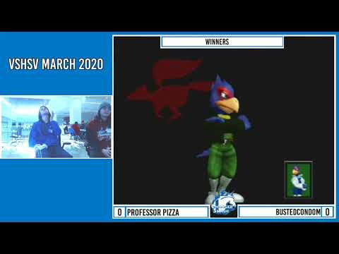 VsHSV March 2020: Professor Pizza (Falco) vs bustedcondom (Falco) - Winner's Semis, SSBM Singles