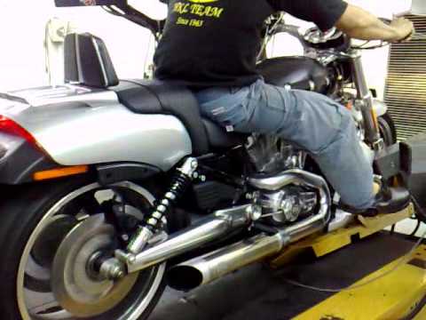 Harley Davidson V-Rod '09yr Dyno Run in Singapore at Team HKL(www.teamhklracing.com