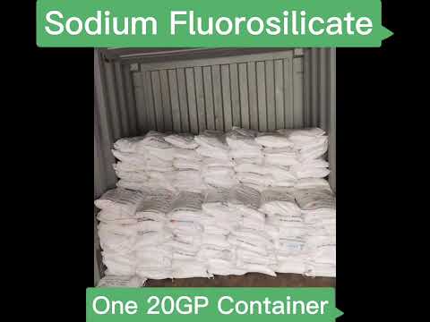 Sodium silico fluoride, 99%, 25 kg bag