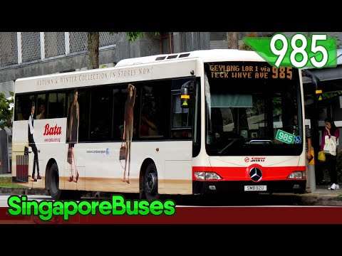 [SMRT Buses] SMB92U @ 985 | Mercedes-Benz OC500LE (Batch 2) - Gemilang (ZF Ecomat)