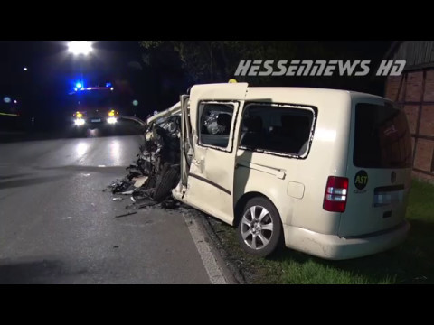 Bad Arolsen: Taxi-Fahrer kommt bei Unfall ums Leben - Acht weitere schwer Verletzt 04.05.2017