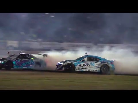 Dai Yoshihara in his Turn14 BRZ at Formula Drift Atlanta 2016